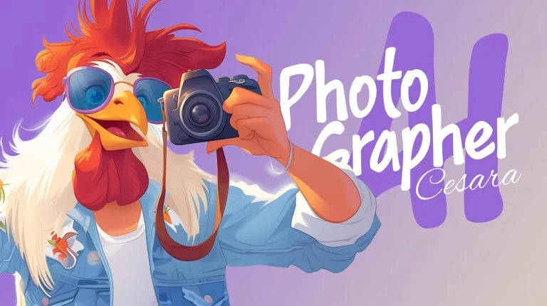 Cesara — Fotografa / illustrazione originale del personaggio