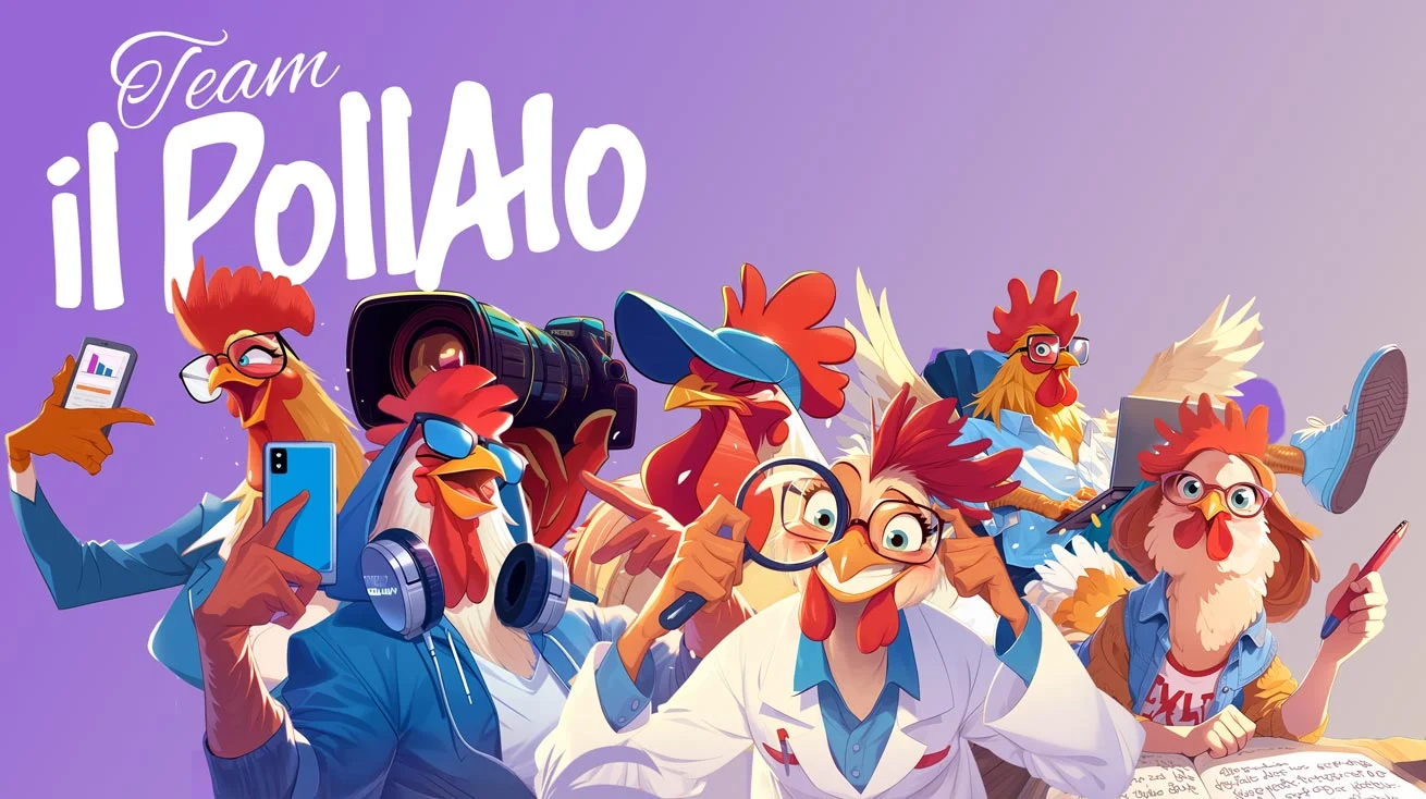 Illustrazione originale di gruppo del Team il PollAIo
