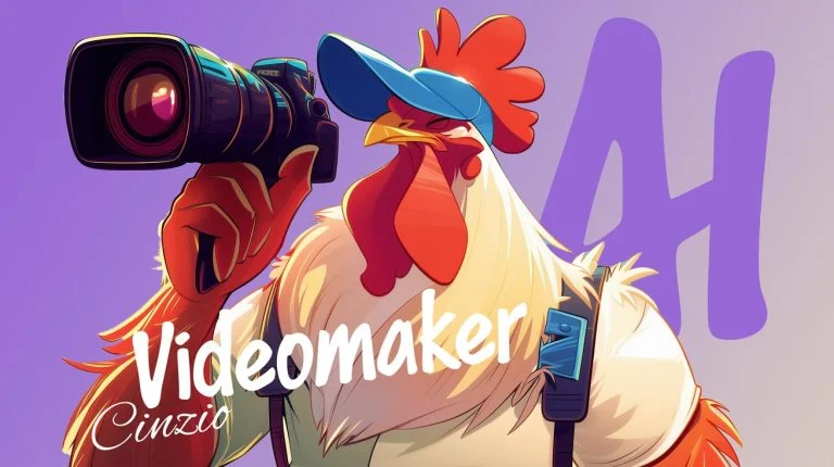 Cinzio — Videomaker / illustrazione originale del personaggio
