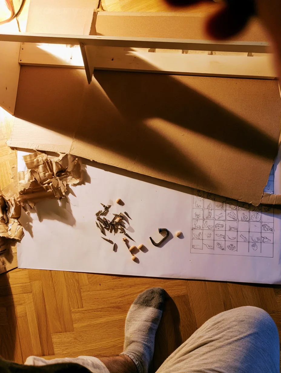 Scatole di cartone aperte con materiali d’imballaggio